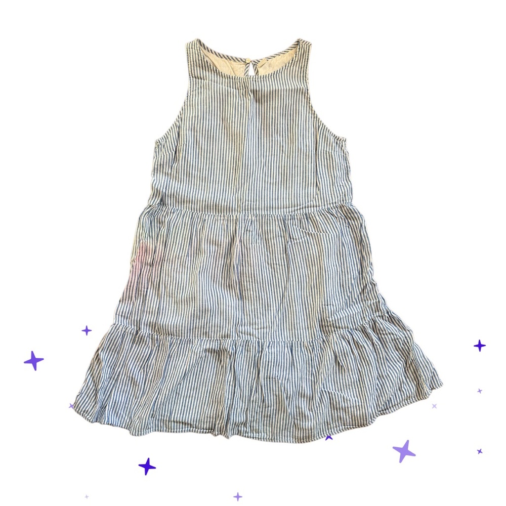 Final Sale! Bundle!!✨Old Navy✨ Blue & White Striped Sleeveless Dress